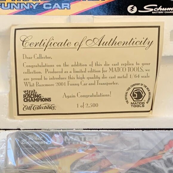 Matco Tools Racing Limited Edition Set - Picture 5 of 5